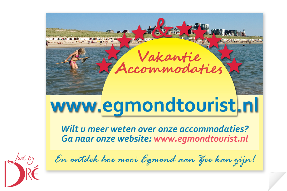 Grafisch ontwerp advertentie egmondtourist.nl
