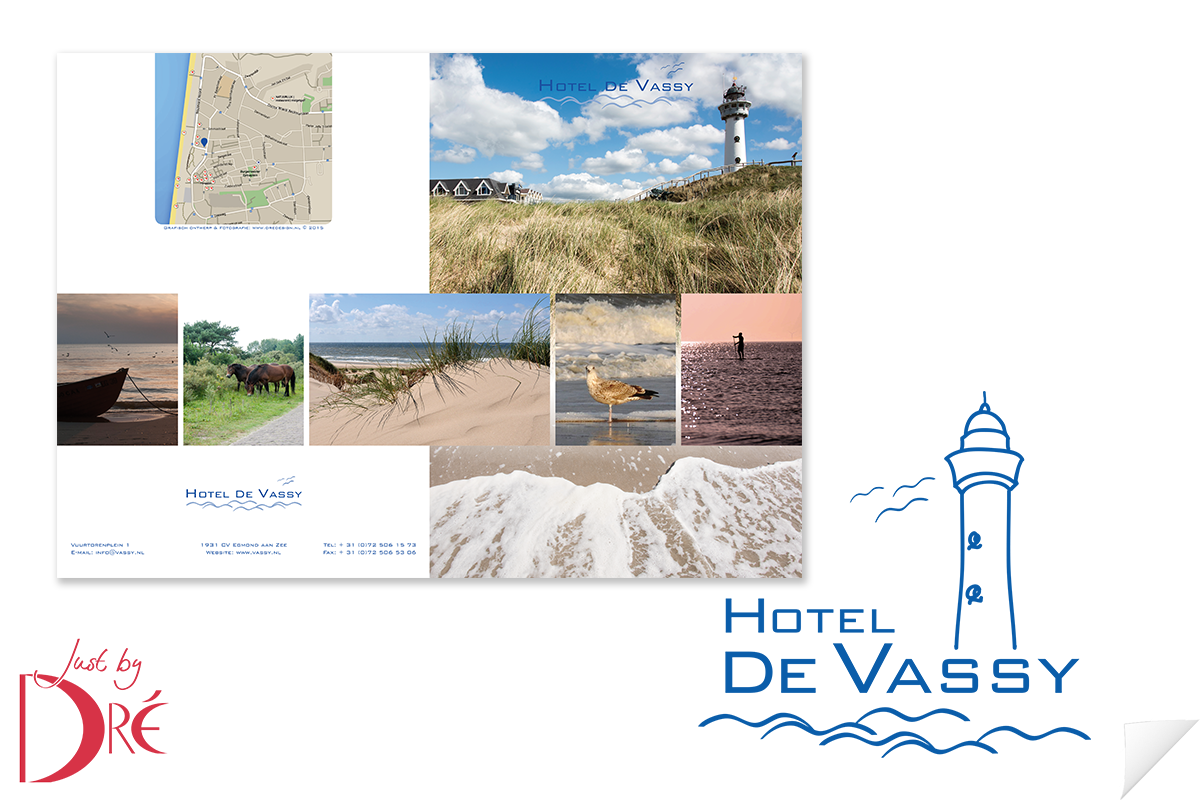 Grafisch ontwerp hotel de vassy brochure