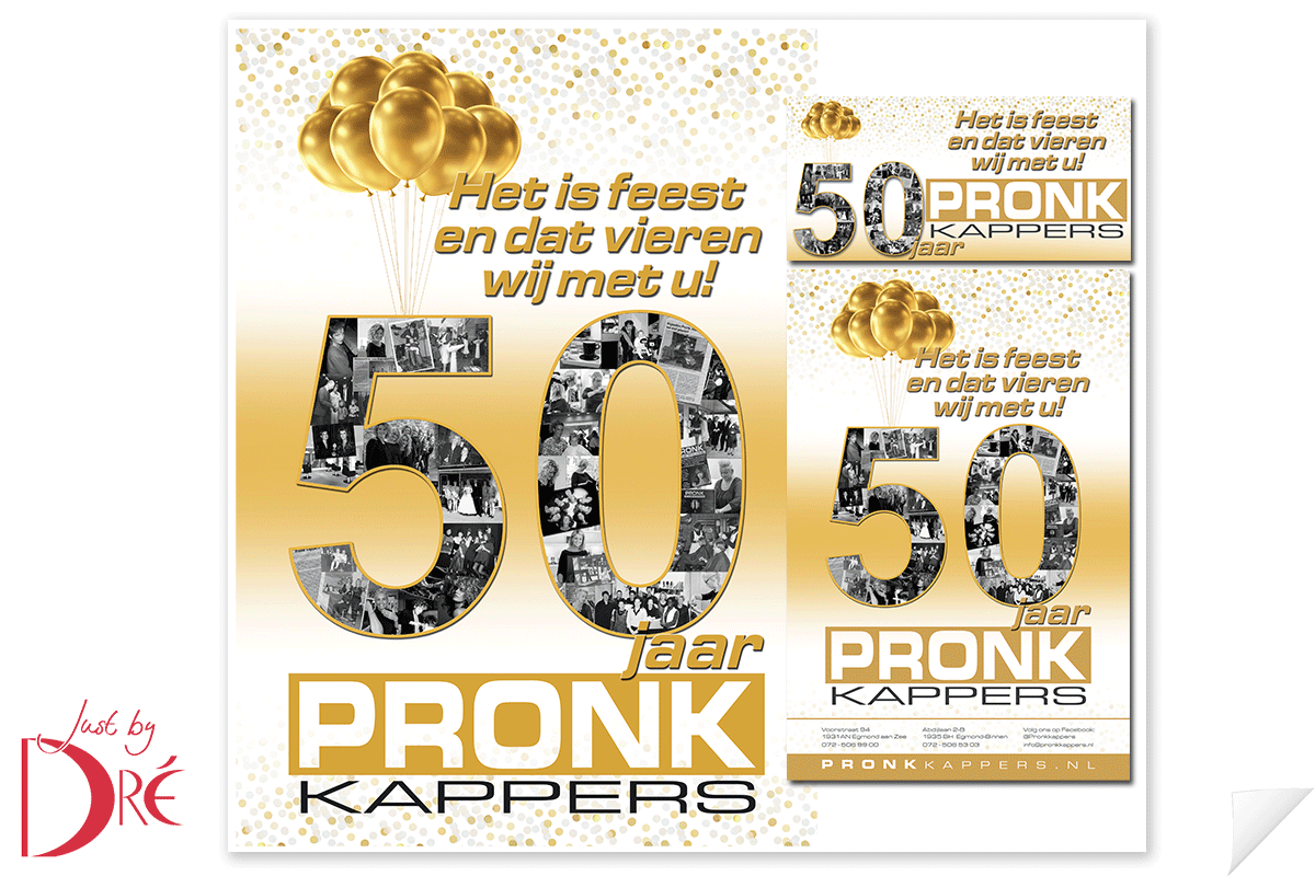 Pronk Kappers banners en advertenties